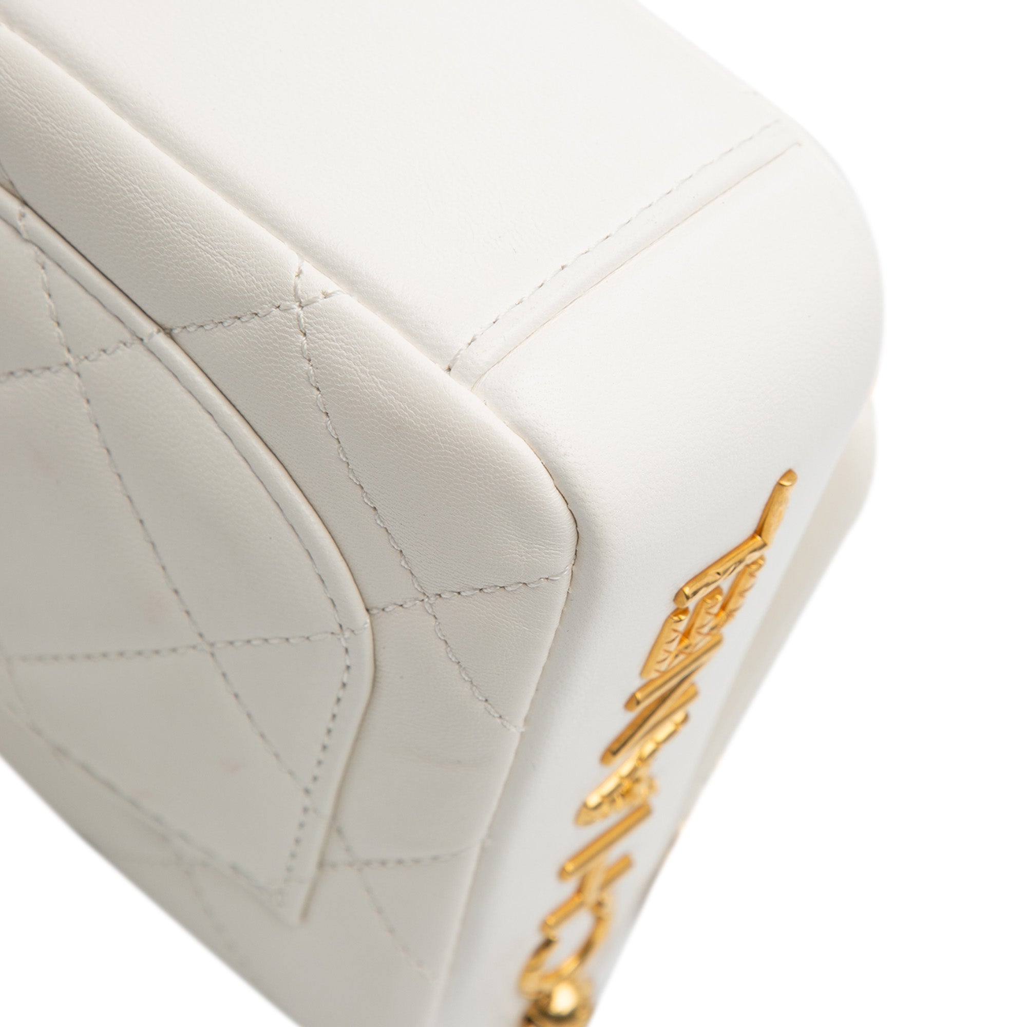 Mini Quilted Lambskin Side Note Flap