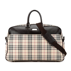 House Check Canvas Travel Bag
