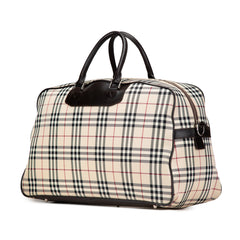 House Check Canvas Travel Bag
