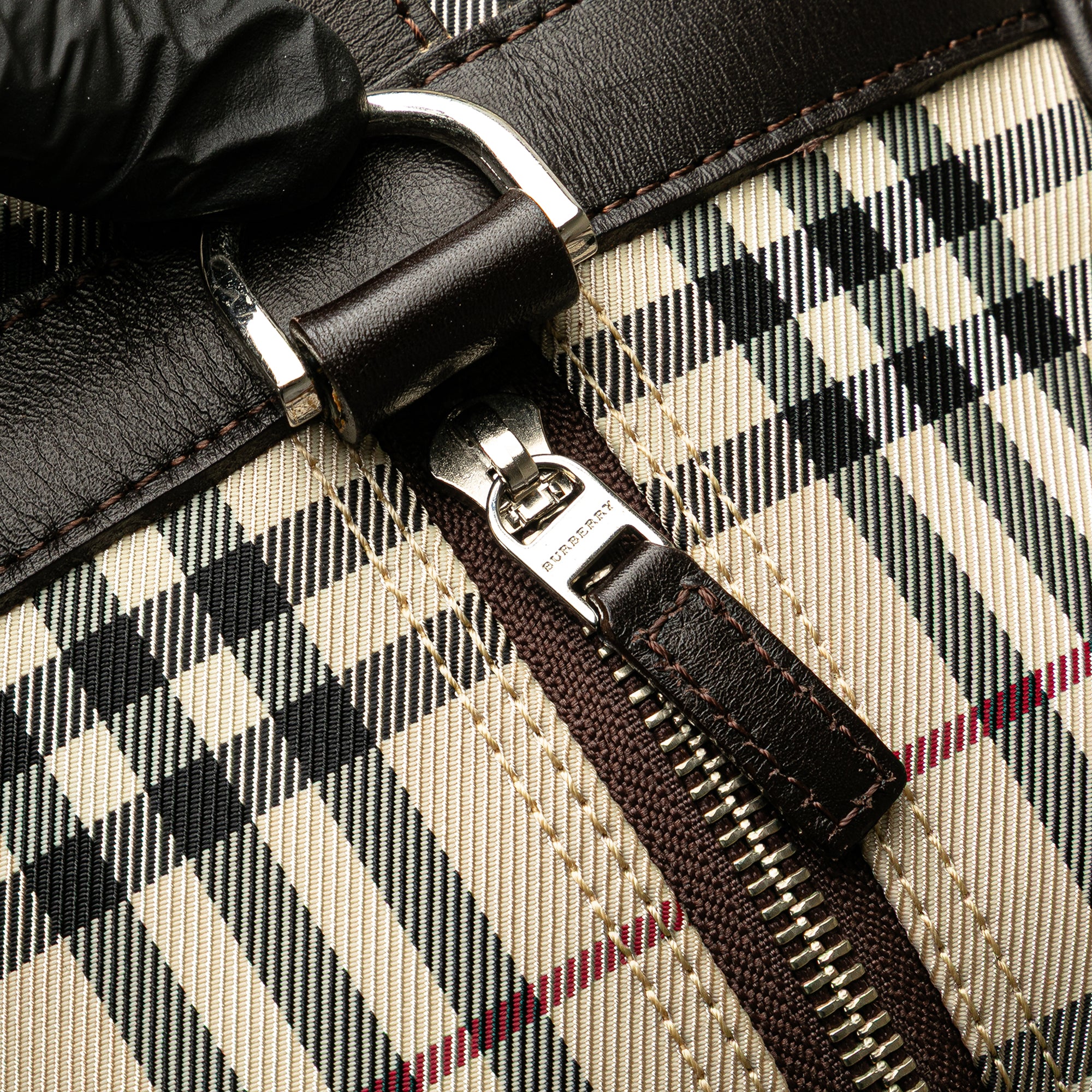 House Check Canvas Travel Bag