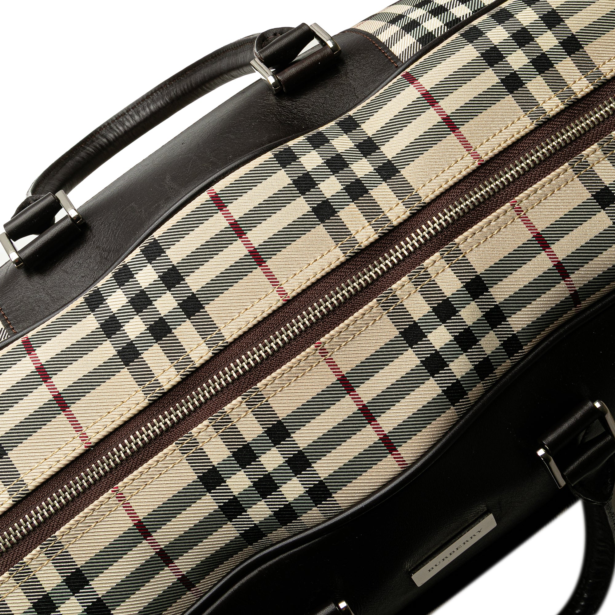 House Check Canvas Travel Bag