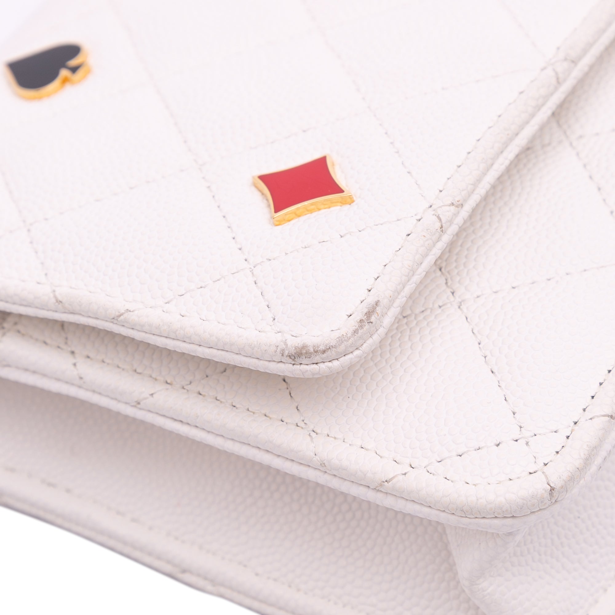 Quilted Caviar Coco Casino Wallet on Chain