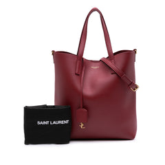 Toy Leather North South Shopping Tote