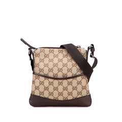 Small GG Canvas Perforated Crossbody