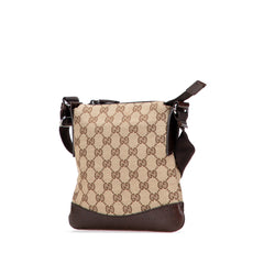 Small GG Canvas Perforated Crossbody