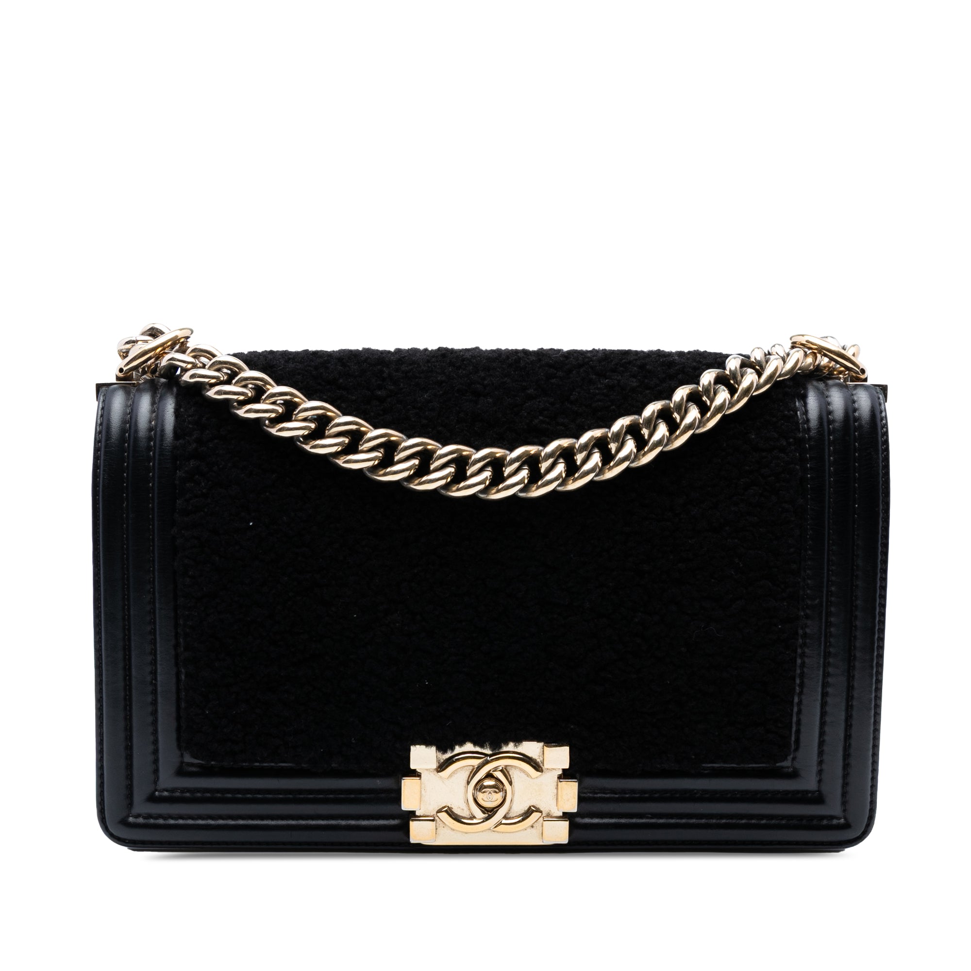 Old Medium Shearling Boy Flap