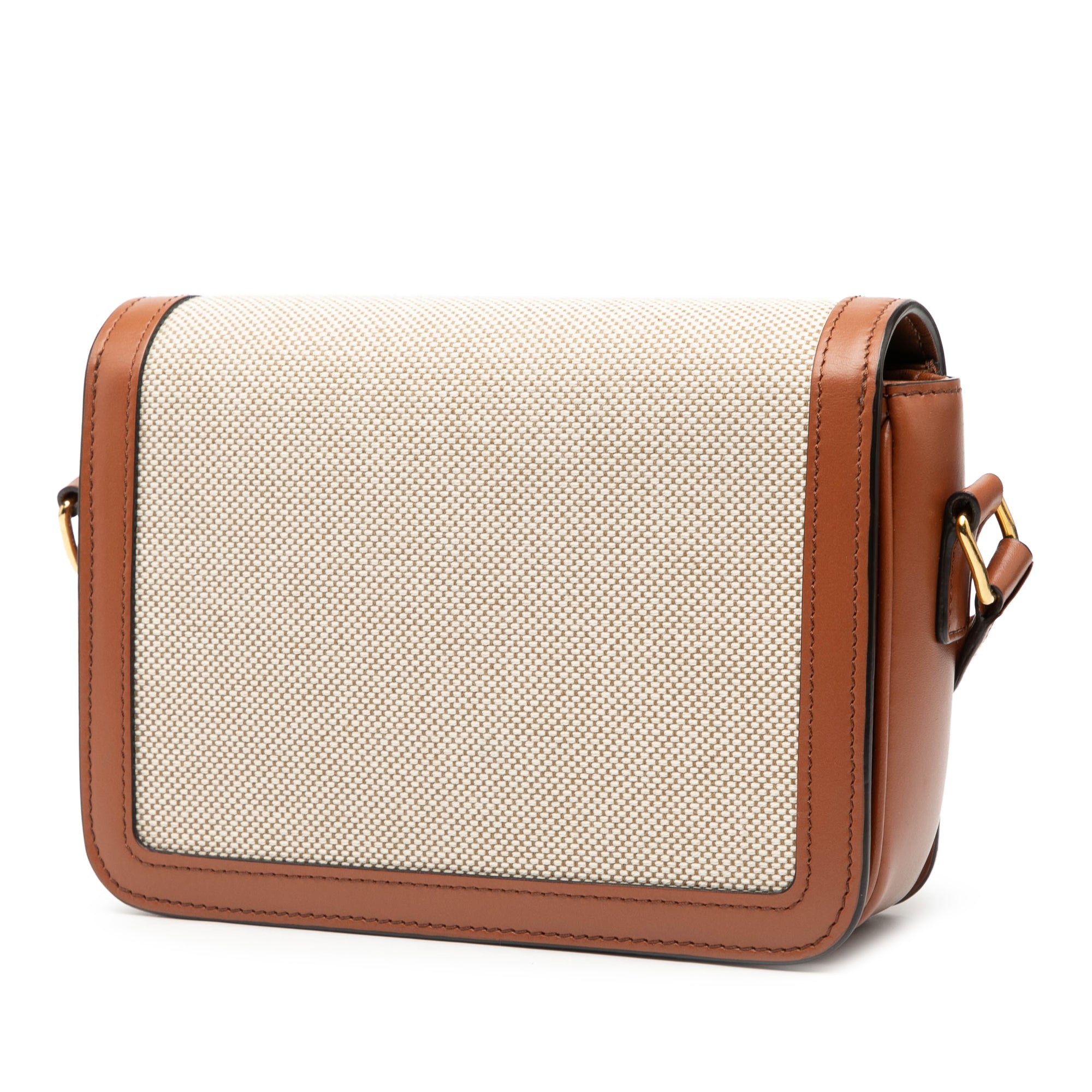 Teen Canvas and Calfskin Triomphe Crossbody