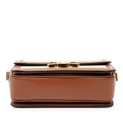 Teen Canvas and Calfskin Triomphe Crossbody