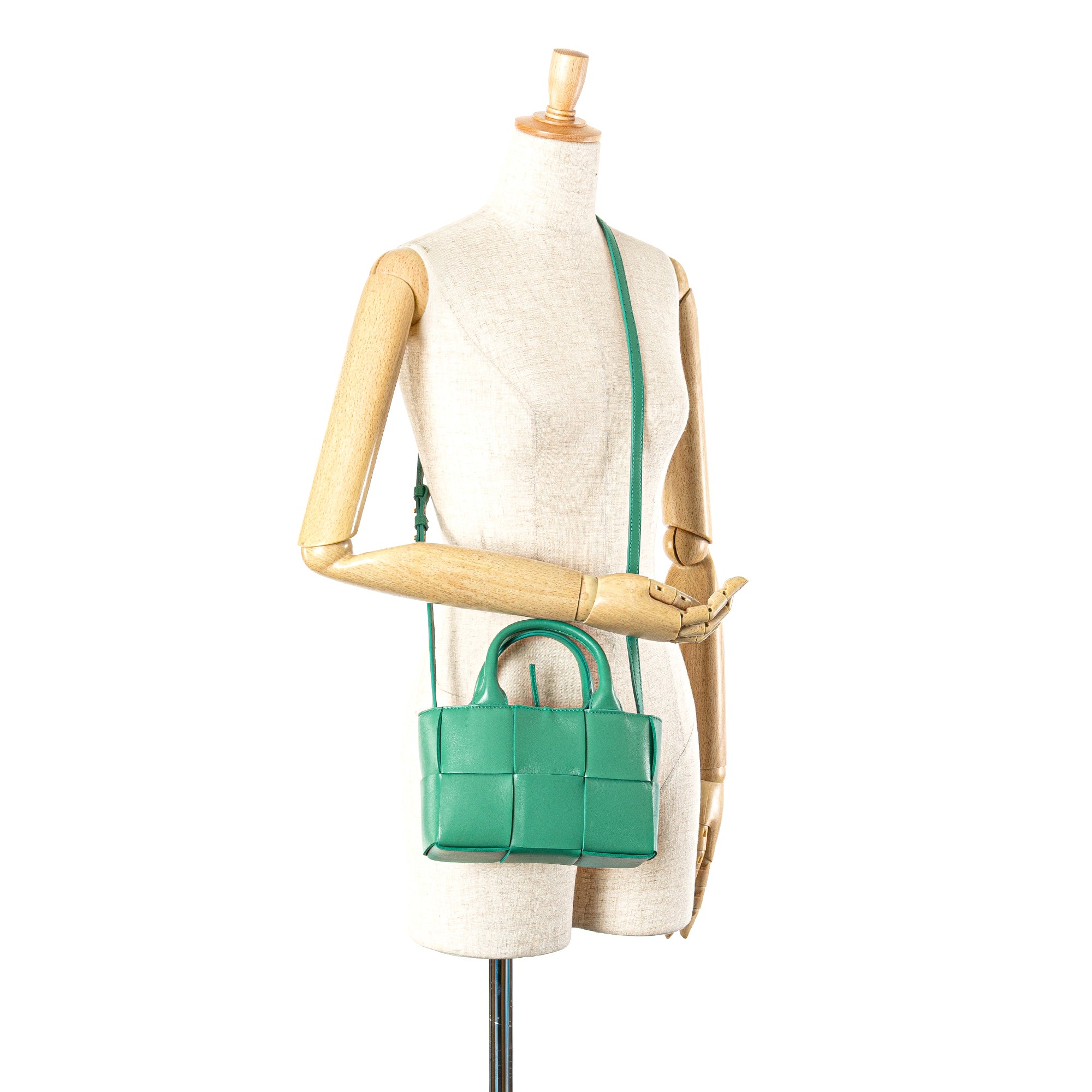 Candy Lambskin Intreccio Arco Tote
