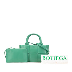 Candy Lambskin Intreccio Arco Tote