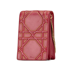 Studded Lambskin Vertical Diorama Bag