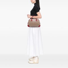 Macadam Coated Canvas Handbag