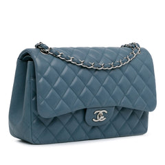 Jumbo Classic Lambskin Double Flap