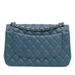 Jumbo Classic Lambskin Double Flap