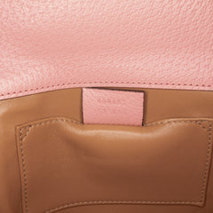 Small Leather Berry Print Padlock Crossbody