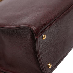 CC Caviar Chain Turn Lock Tote