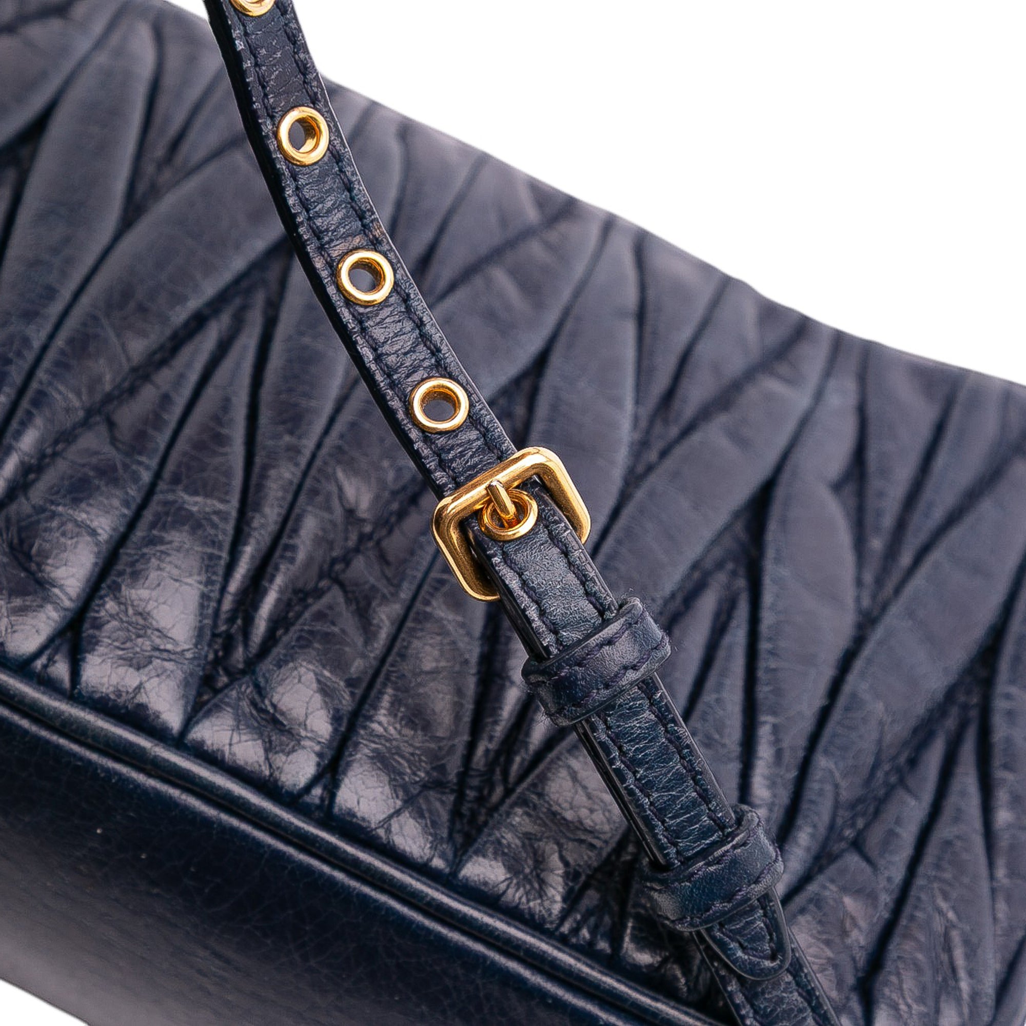 Nappa Matelasse Double Zip Crossbody