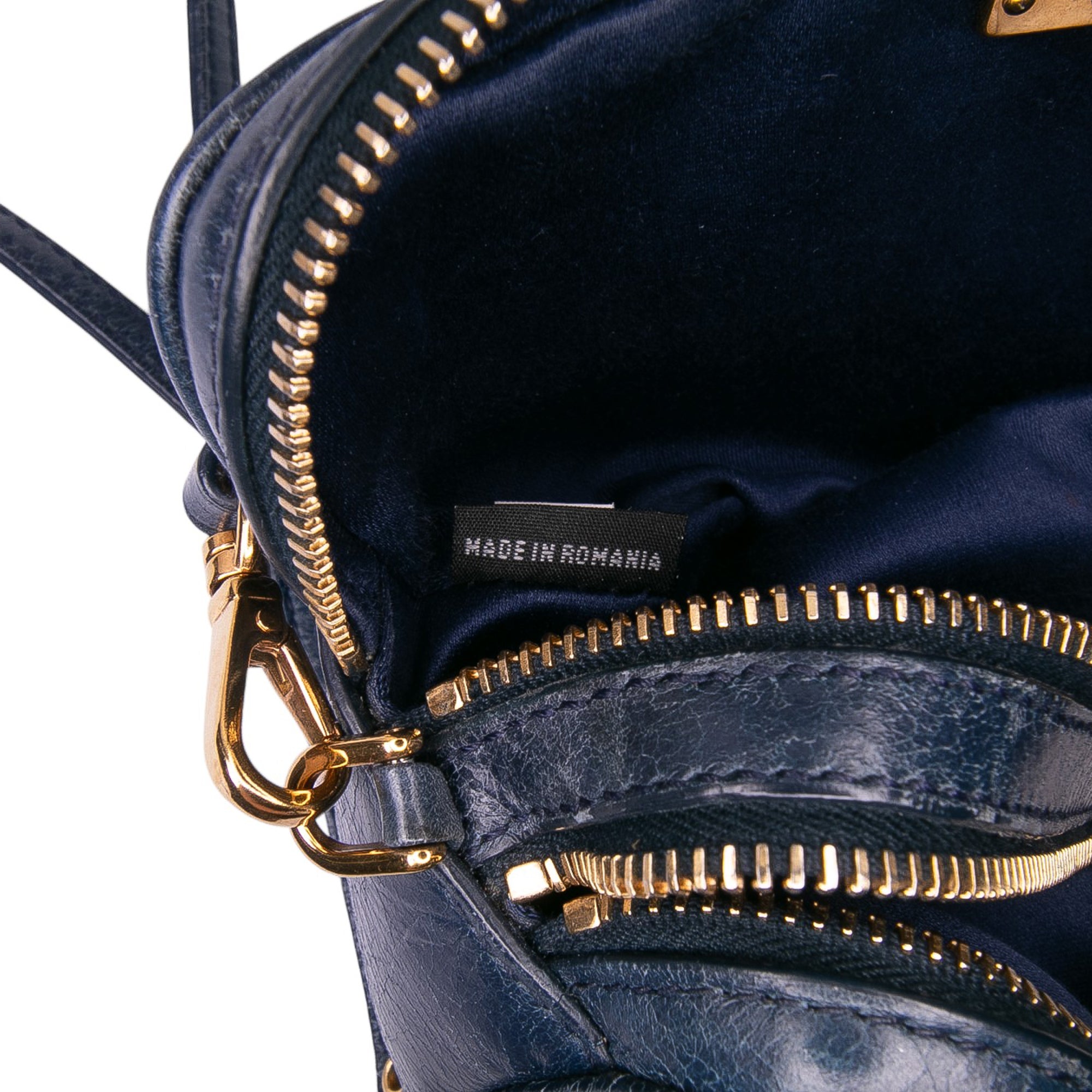 Nappa Matelasse Double Zip Crossbody