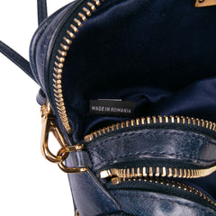 Nappa Matelasse Double Zip Crossbody