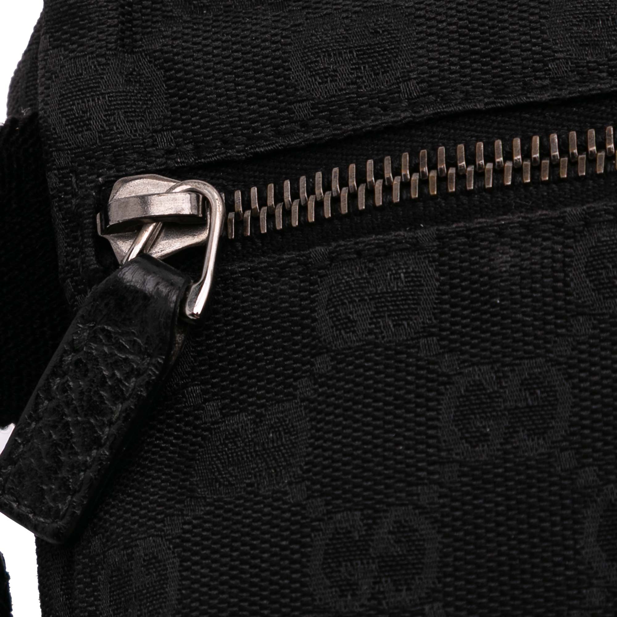 GG Canvas Double Pocket Belt Bag