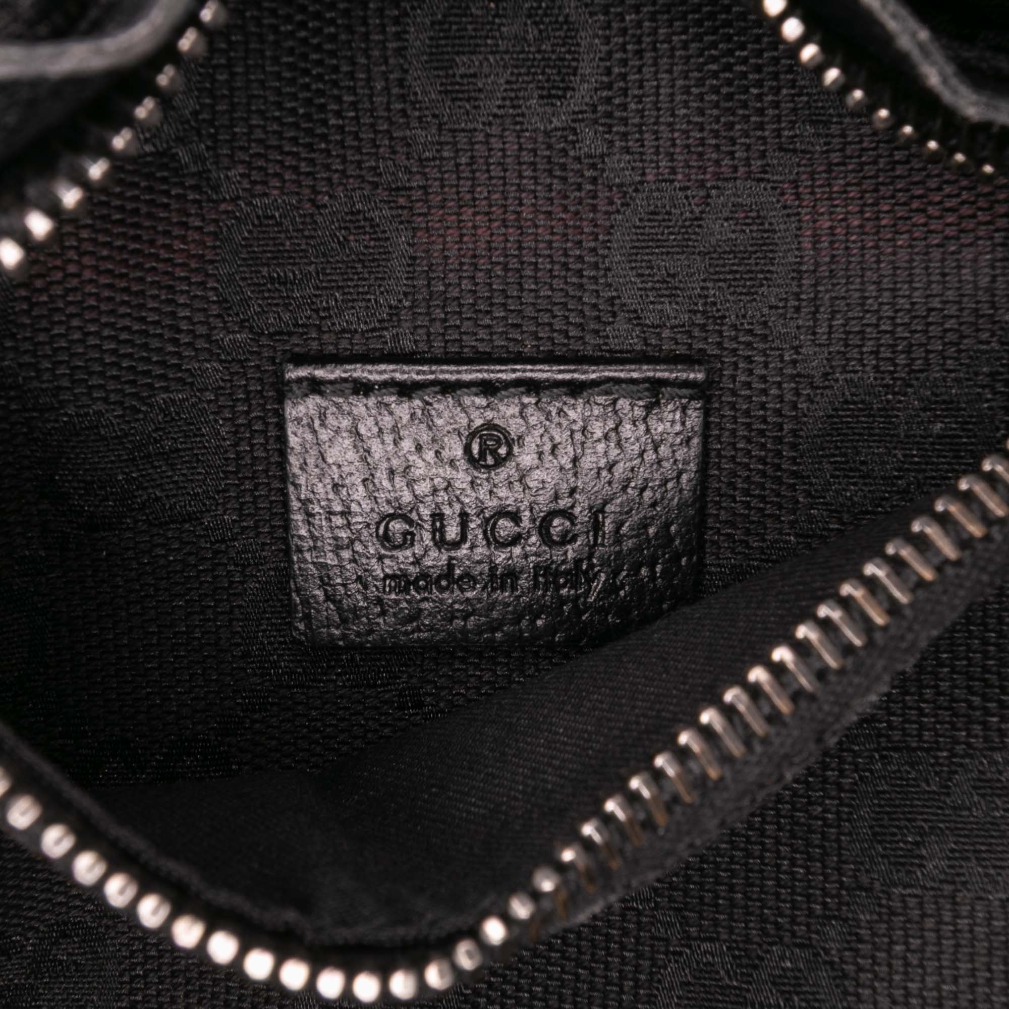 GG Canvas Double Pocket Belt Bag