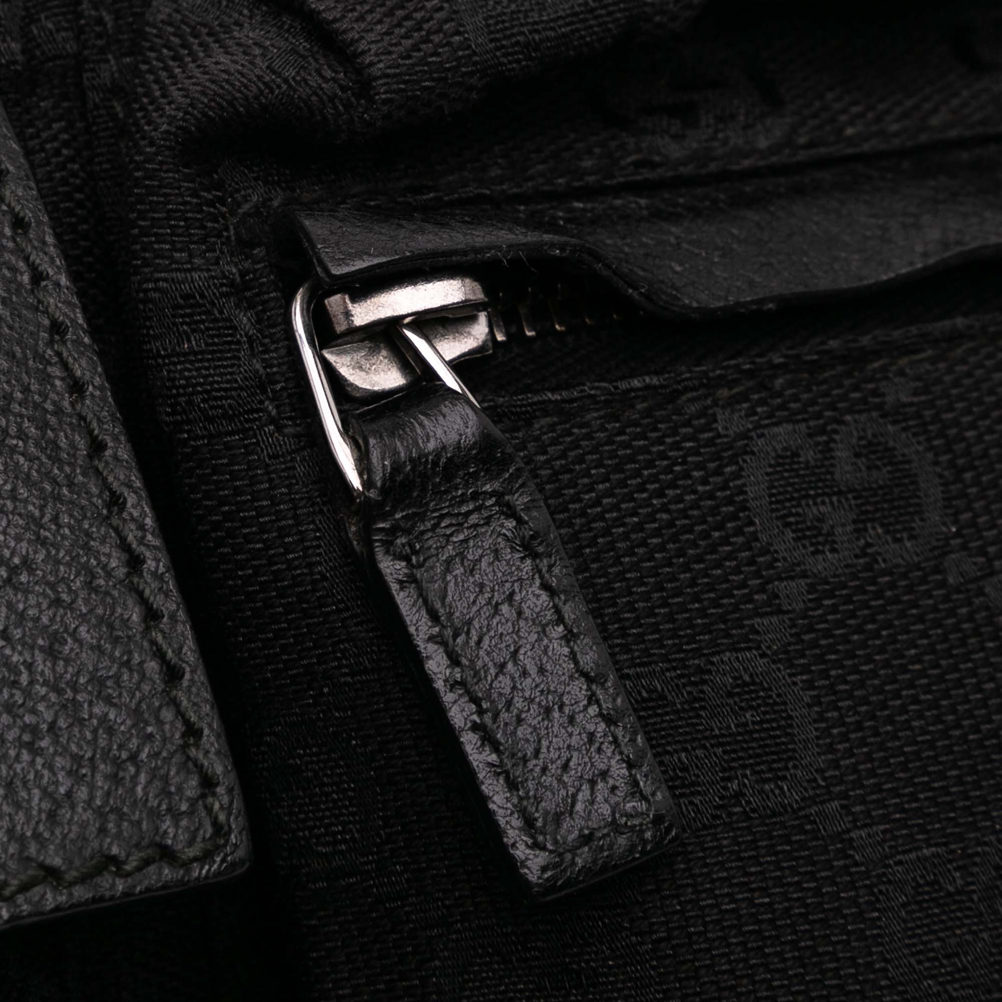 GG Canvas Double Pocket Belt Bag