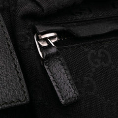 GG Canvas Double Pocket Belt Bag