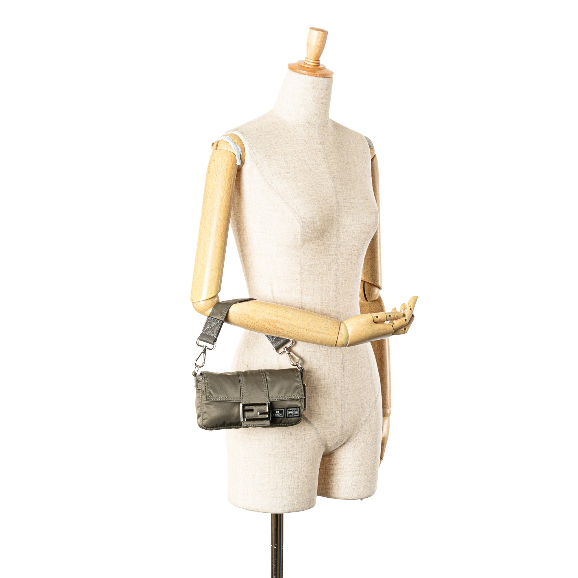 Porter Yoshida Nylon Baguette Satchel