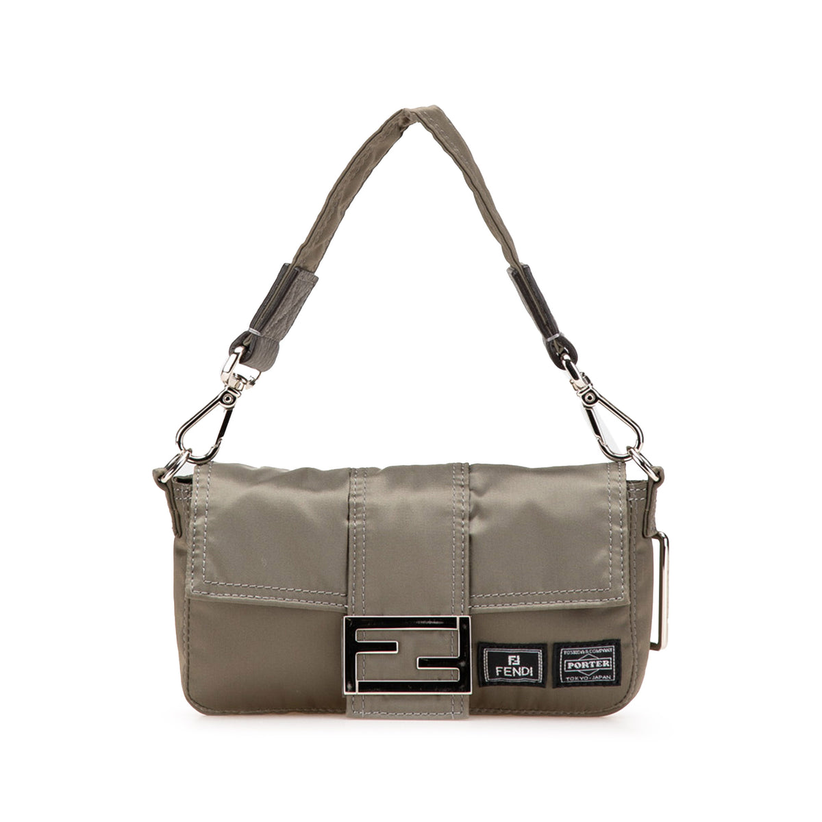 Porter Yoshida Nylon Baguette Satchel