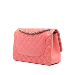 Jumbo Classic Lambskin Double Flap