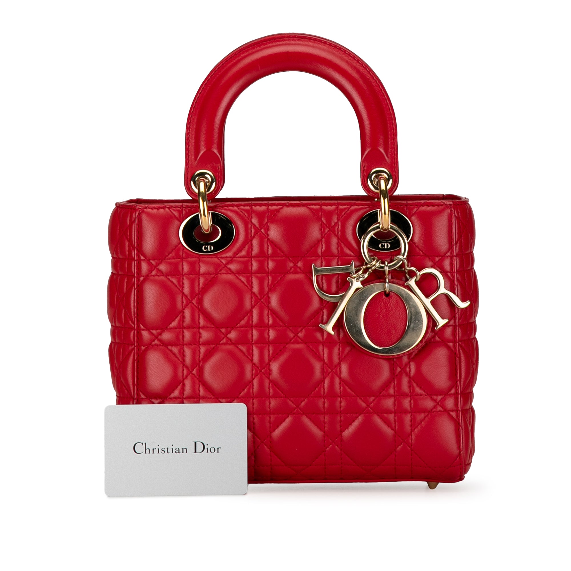 Small Lambskin Cannage Lucky Badges My Lady Dior_9