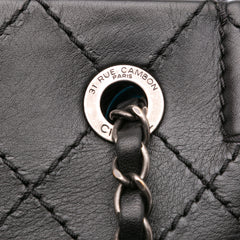 Medium CC Quilted Calfskin Pocket Tote