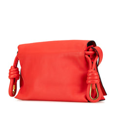 Leather Flamenco Knot Whipstitch Crossbody