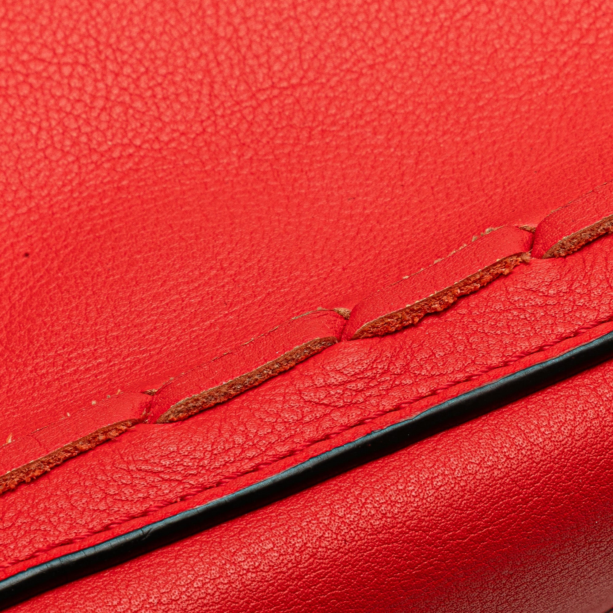 Leather Flamenco Knot Whipstitch Crossbody