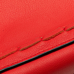 Leather Flamenco Knot Whipstitch Crossbody