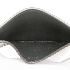 Zucca Coated Canvas and Leather Card Holder