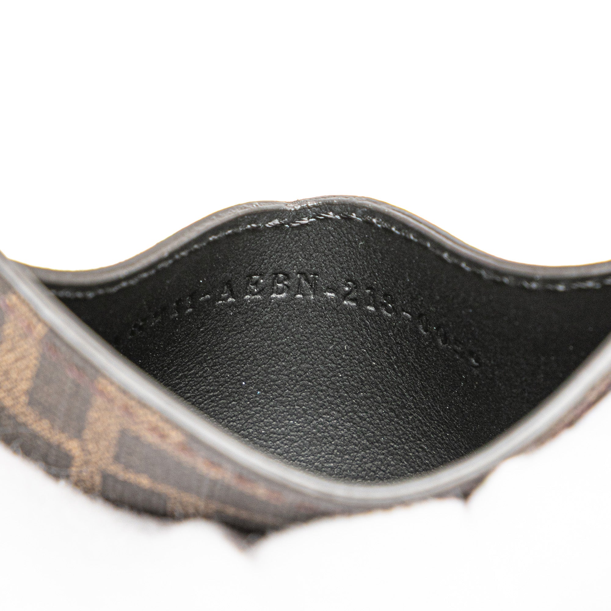Zucca Coated Canvas and Leather Card Holder