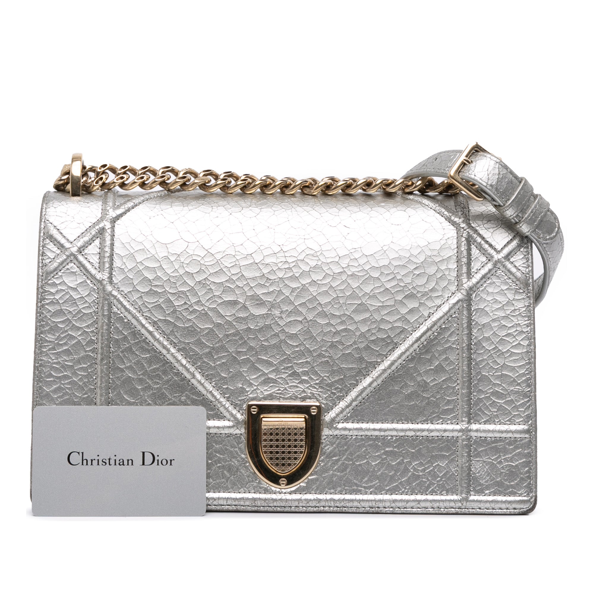 Medium Metallic Ceramic Effect Deerskin Diorama Flap