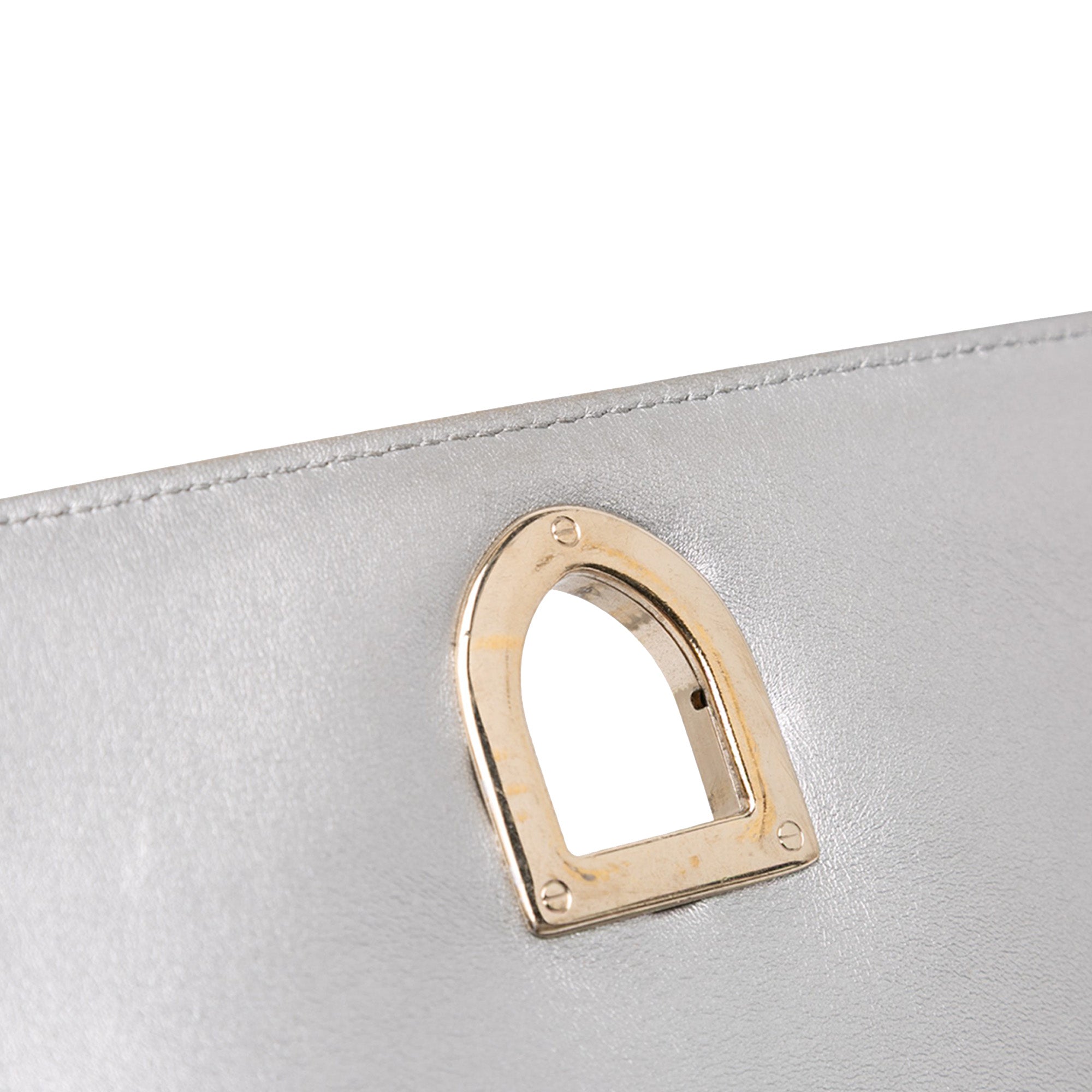 Medium Metallic Ceramic Effect Deerskin Diorama Flap