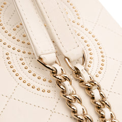 Quilted Lambskin Studded Beauty Begins Flap