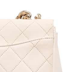 Quilted Lambskin Studded Beauty Begins Flap