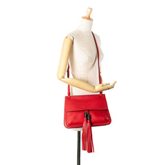 Medium Leather Bamboo Daily Crossbody
