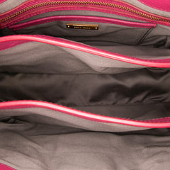 Goatskin Madras Satchel