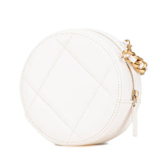 Lambskin 19 Round Clutch with Chain