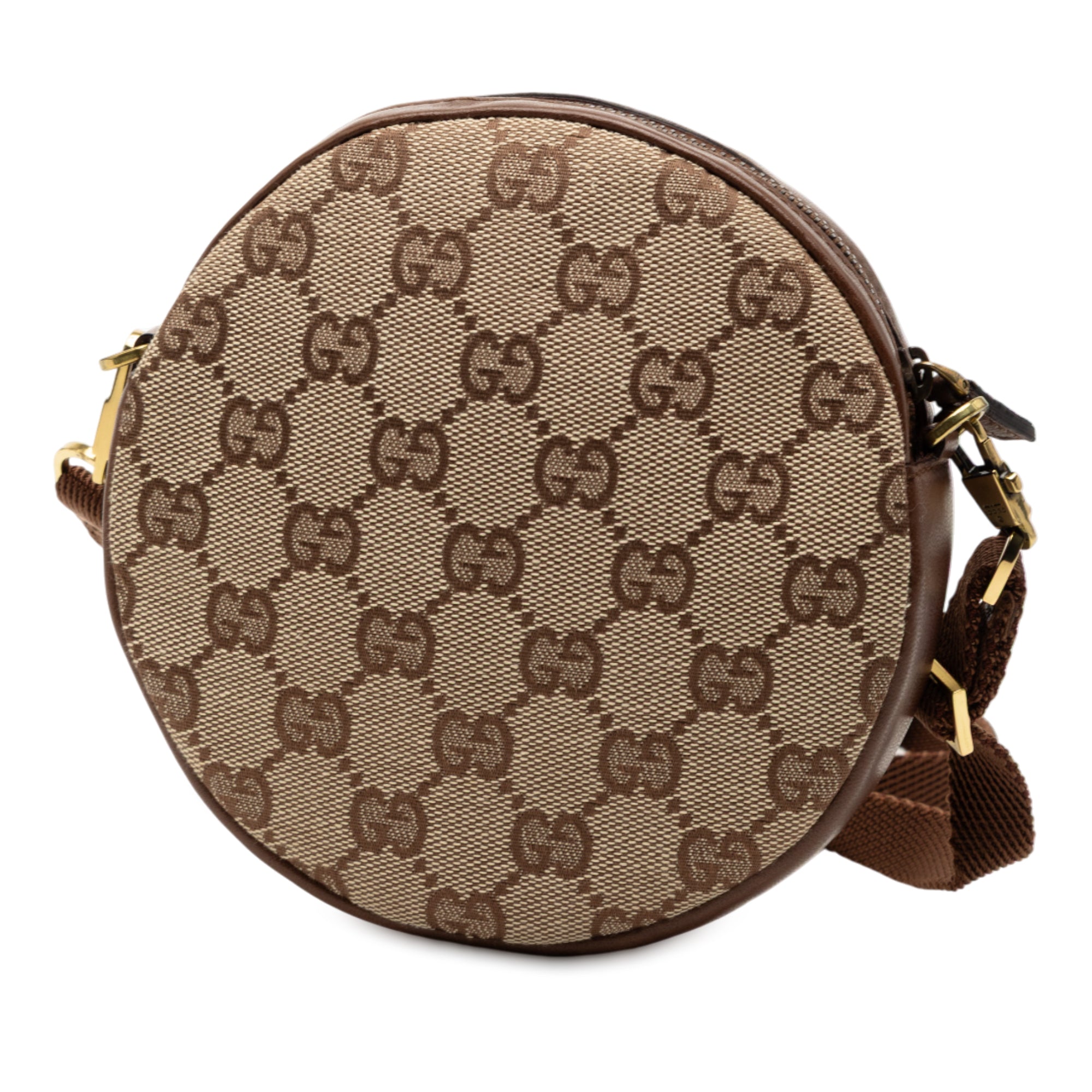 GG Canvas Round Crossbody
