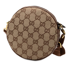 GG Canvas Round Crossbody