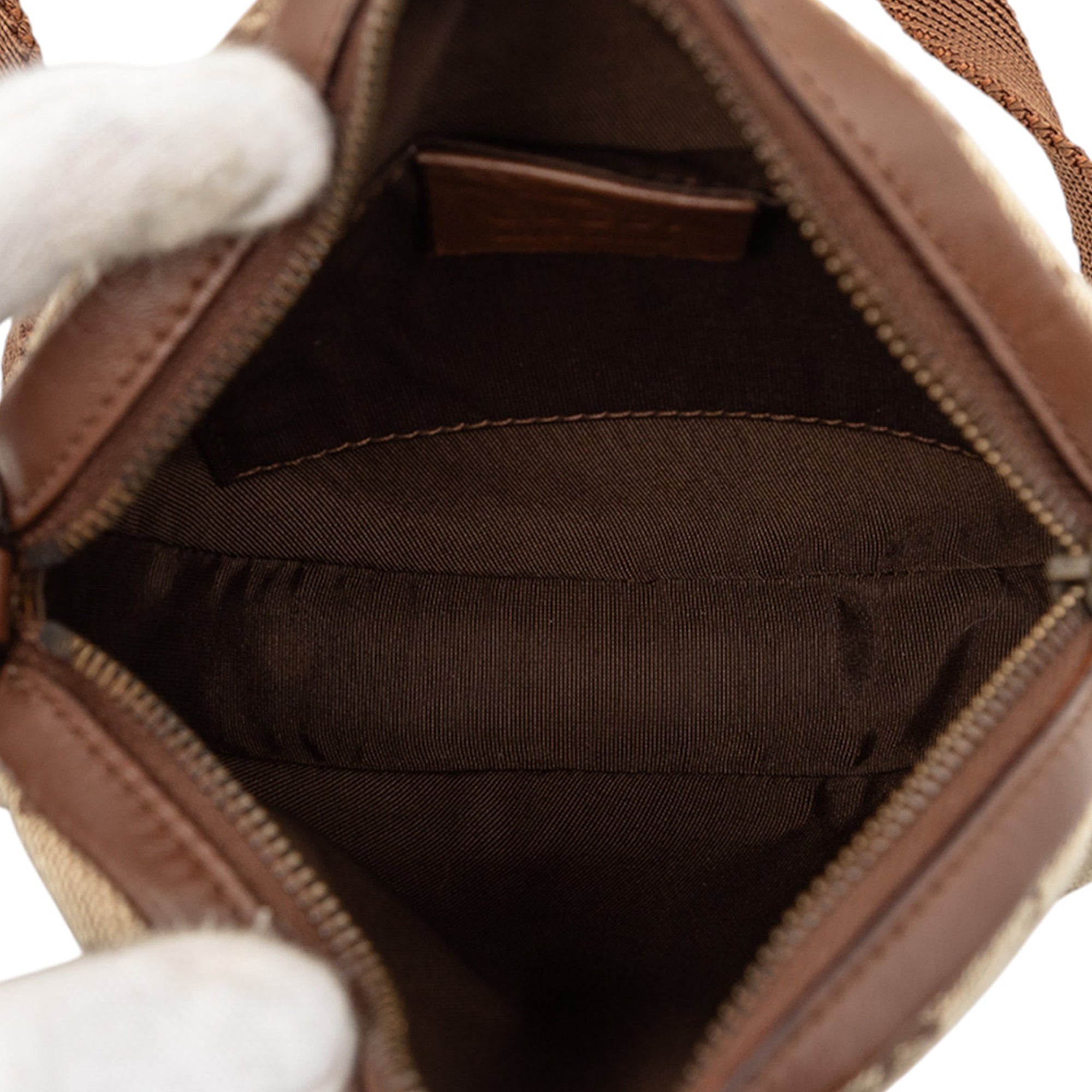 GG Canvas Round Crossbody