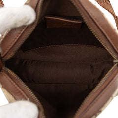 GG Canvas Round Crossbody