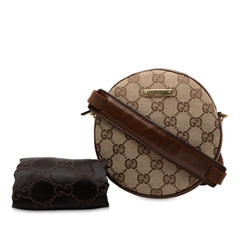 GG Canvas Round Crossbody