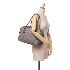 CC Quilted Calfskin Triptych Tote